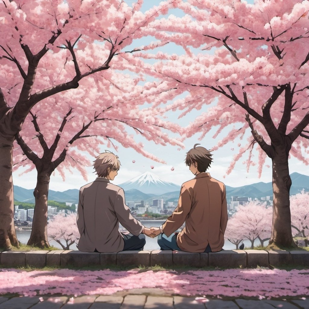 Under the Cherry Blossom Trees